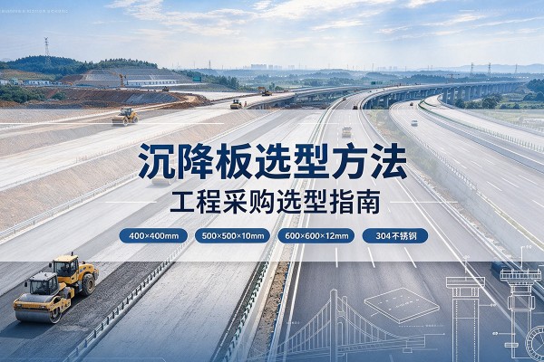 徐水沉降板选择方法