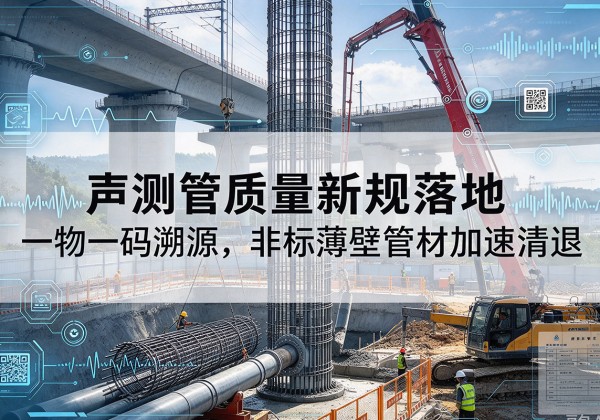 徐水声测管质量新规落地，一物一码溯源，非标薄壁管材加速清退