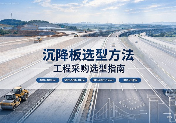 徐水沉降板选择方法